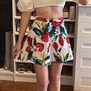 Show me your mumu tropical print skirt